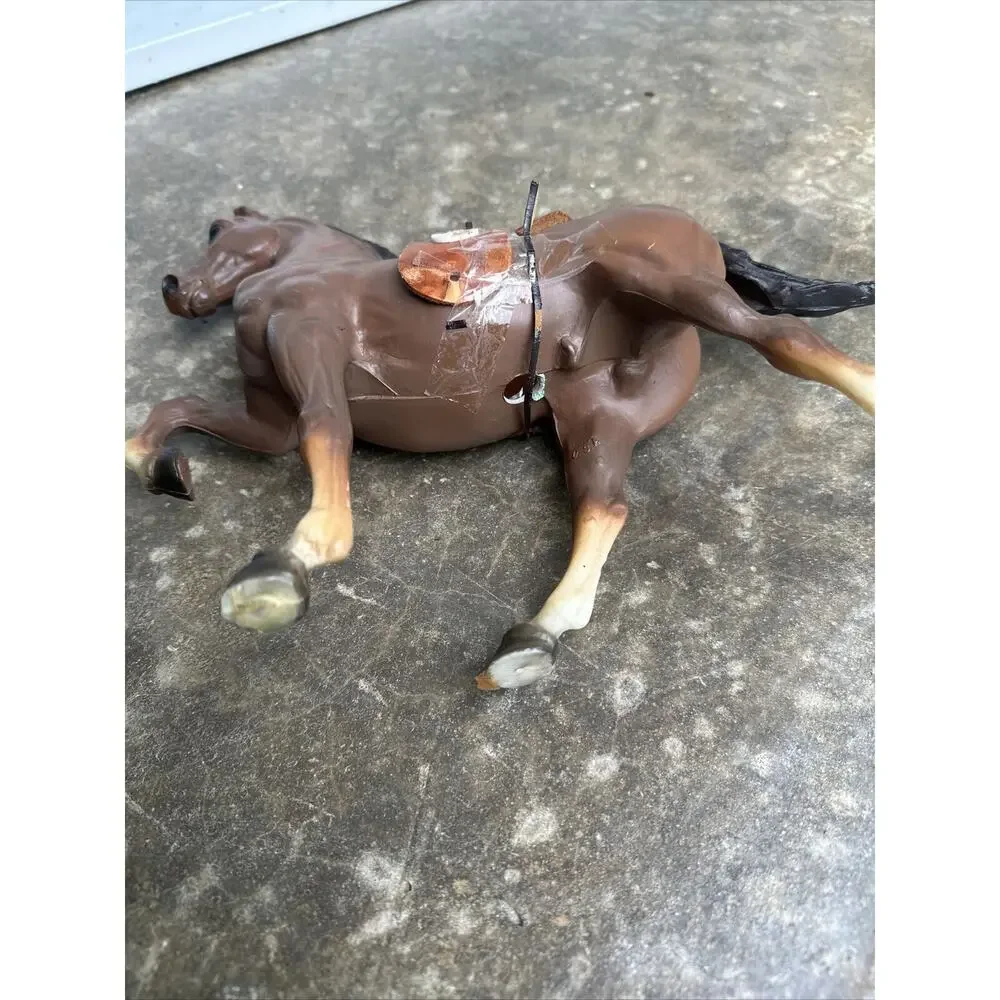 Vintage Breyer Horse Commander 5 Five Gaiter #52 Stallion Red Tassel Ribbon READ